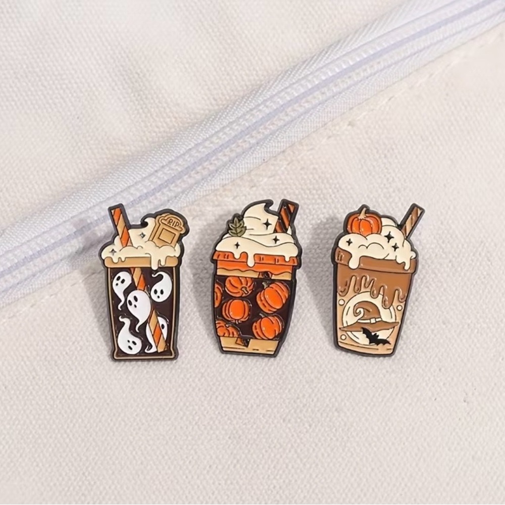 Cute Set of 12 Enamel Pins - Picture 4 of 6